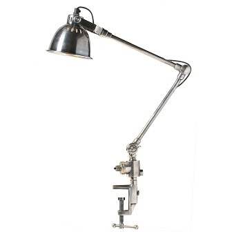 LAMPA BIURKOWA RIO CYNA PRZYKRĘCANA DO BLATU
